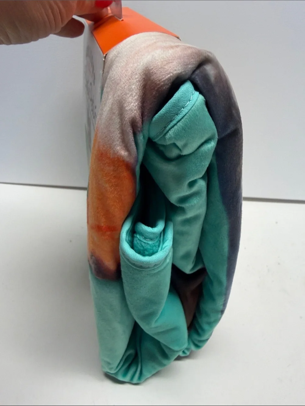 Exotic Pets Teal & Orange Penguin Pet Blanket